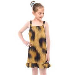 Leopard Print Kids  Overall Dress