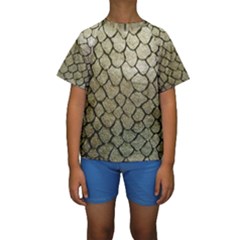 Snake Print Kids  Short Sleeve Swimwear by NSGLOBALDESIGNS2