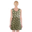 Snake print V-Neck Sleeveless Dress View2