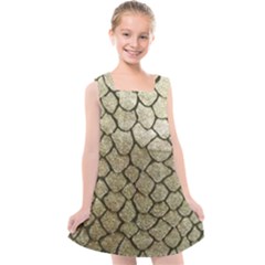 Snake Print Kids  Cross Back Dress by NSGLOBALDESIGNS2