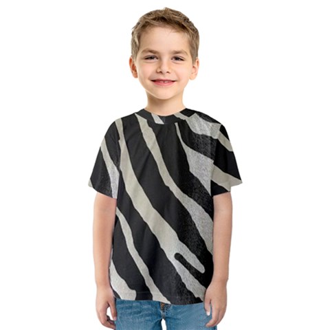 Zebra Print Kids  Sport Mesh Tee by NSGLOBALDESIGNS2