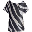 Zebra print Women s Oversized Tee View1