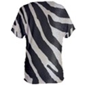 Zebra print Women s Oversized Tee View2