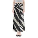 Zebra print Full Length Maxi Skirt View1