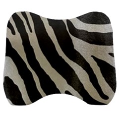 Zebra Print Velour Head Support Cushion by NSGLOBALDESIGNS2