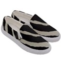 Zebra print Men s Canvas Slip Ons View3