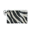 Zebra print Canvas Cosmetic Bag (Small) View1