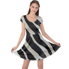 Zebra Print Cap Sleeve Dress by NSGLOBALDESIGNS2