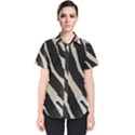 Zebra print Women s Short Sleeve Shirt View1