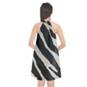 Zebra print Halter Neckline Chiffon Dress  View2