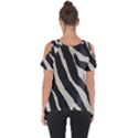 Zebra print Cut Out Side Drop Tee View2