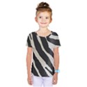 Zebra print Kids  One Piece Tee View1