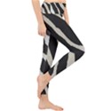 Zebra print Lightweight Velour Classic Yoga Leggings View4