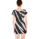 Zebra print Short Sleeve Bodycon Dress View2