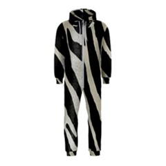 Zebra Print Hooded Jumpsuit (kids)