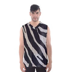 Zebra Print Men s Basketball Tank Top by NSGLOBALDESIGNS2