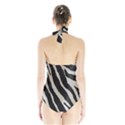 Zebra print Halter Swimsuit View2