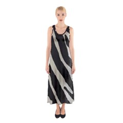 Zebra Print Sleeveless Maxi Dress by NSGLOBALDESIGNS2