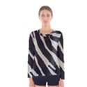 Zebra print Women s Long Sleeve Tee View1