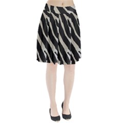 Zebra Print Pleated Skirt by NSGLOBALDESIGNS2