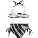 Zebra print Kids  Classic Bikini Set View2