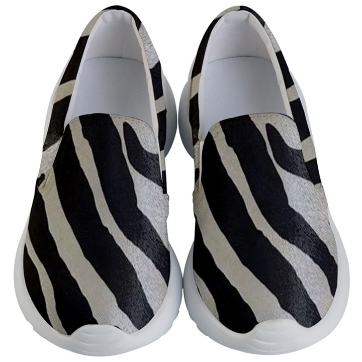 Zebra print Kid s Lightweight Slip Ons