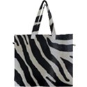 Zebra print Canvas Travel Bag View1