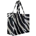 Zebra print Canvas Travel Bag View3