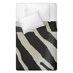 Zebra Print Duvet Cover Double Side (single Size) by NSGLOBALDESIGNS2