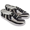 Zebra print Women s Classic Low Top Sneakers View3