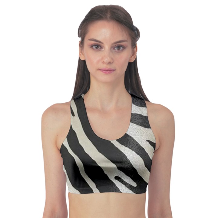 Zebra print Sports Bra