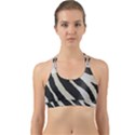 Zebra print Back Web Sports Bra View1