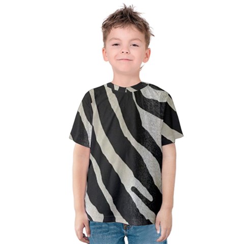 Zebra Print Kids  Cotton Tee by NSGLOBALDESIGNS2