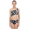 Zebra print Spliced Up Two Piece Swimsuit View1