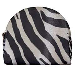 Zebra Print Horseshoe Style Canvas Pouch by NSGLOBALDESIGNS2