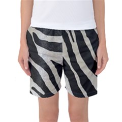 Zebra 2 Print Women s Basketball Shorts by NSGLOBALDESIGNS2