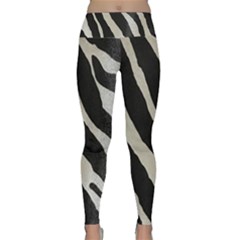 Zebra 2 Print Lightweight Velour Classic Yoga Leggings by NSGLOBALDESIGNS2