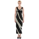 Zebra 2 print Fitted Maxi Dress View1