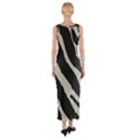 Zebra 2 print Fitted Maxi Dress View2