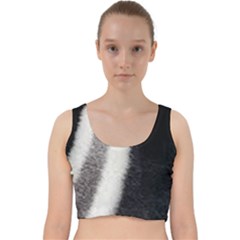 Stella Animal Print Velvet Racer Back Crop Top by NSGLOBALDESIGNS2