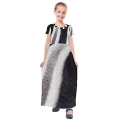 Stella Animal Print Kids  Short Sleeve Maxi Dress by NSGLOBALDESIGNS2