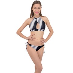 Stella Animal Print Cross Front Halter Bikini Set by NSGLOBALDESIGNS2