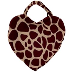 Gulf Lrint Giant Heart Shaped Tote by NSGLOBALDESIGNS2