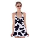 Cheetah print Halter Dress Swimsuit  View1