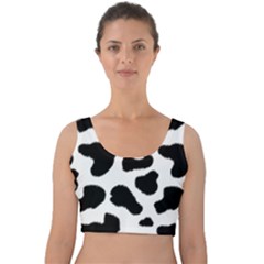 Cheetah Print Velvet Crop Top