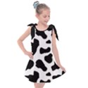 Cheetah print Kids  Tie Up Tunic Dress View1