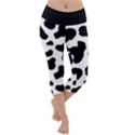 Cheetah print Lightweight Velour Capri Yoga Leggings View1