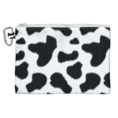 Cheetah Print Canvas Cosmetic Bag (xl)