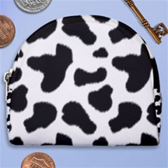 Cheetah Print Horseshoe Style Canvas Pouch