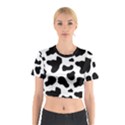 Cheetah print Cotton Crop Top View1